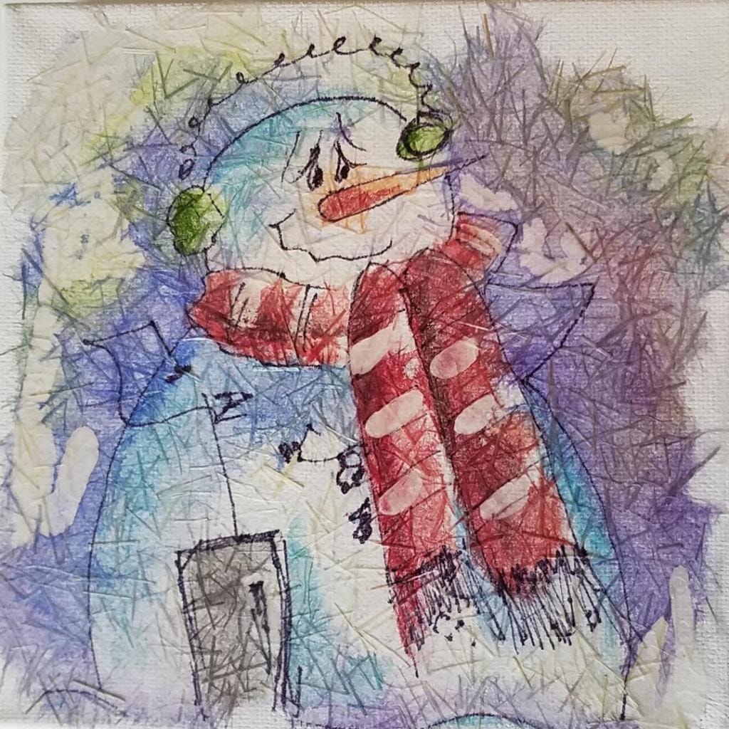 Snowman Batik preview